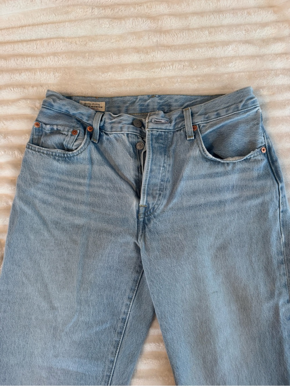 Levi's Light Wash Straight Leg Jeans